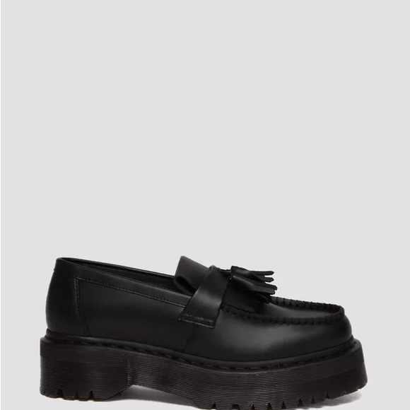 Dr. Martens Shoes - Dr. Martens Vegan Adrian Felix Tassel Platform Loafers